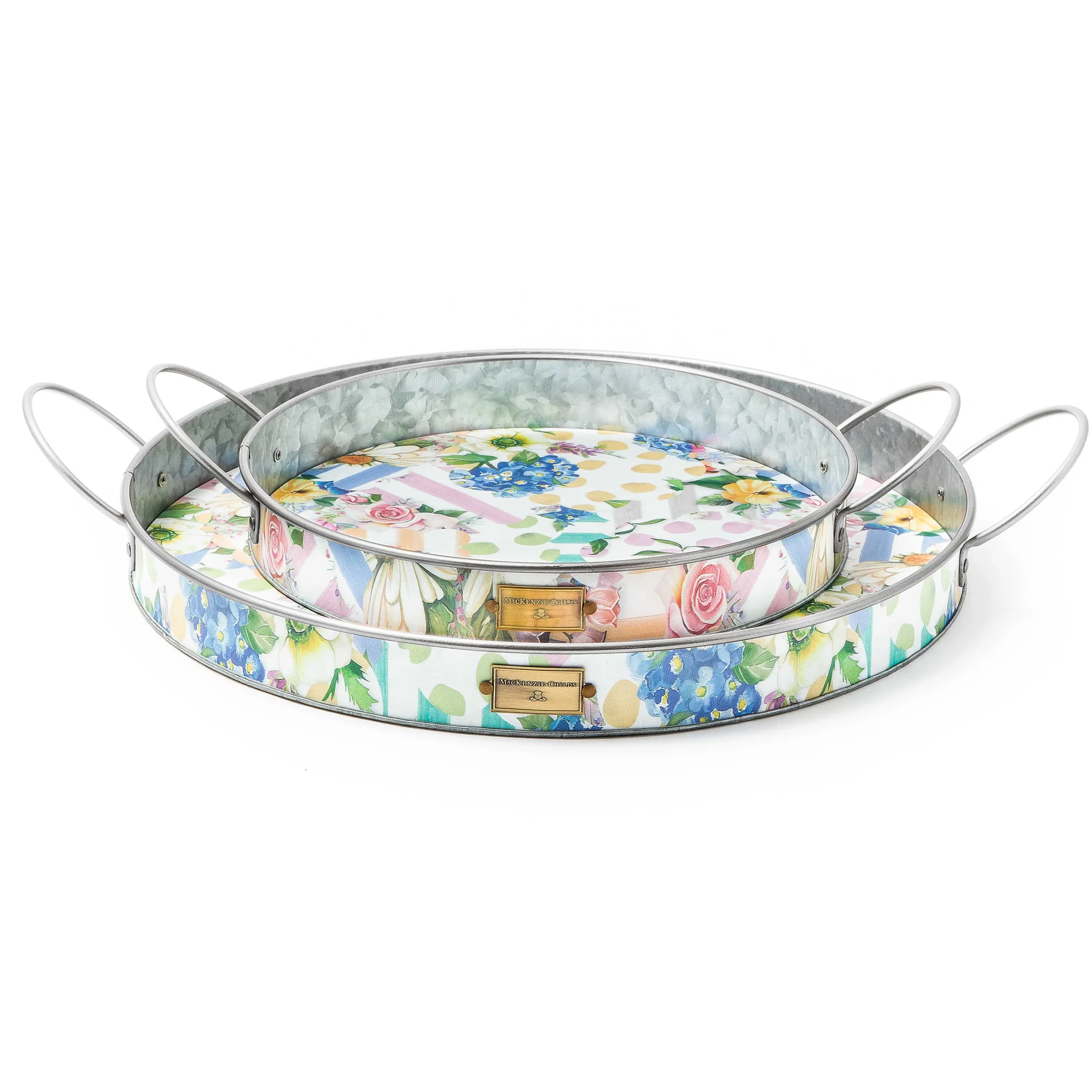 Wildflowers Serving Trays - Set Of 2|MacKenzie-Childs Hot