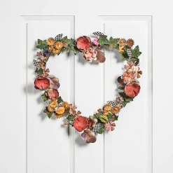 Wildflowers Wreath - Heart|MacKenzie-Childs