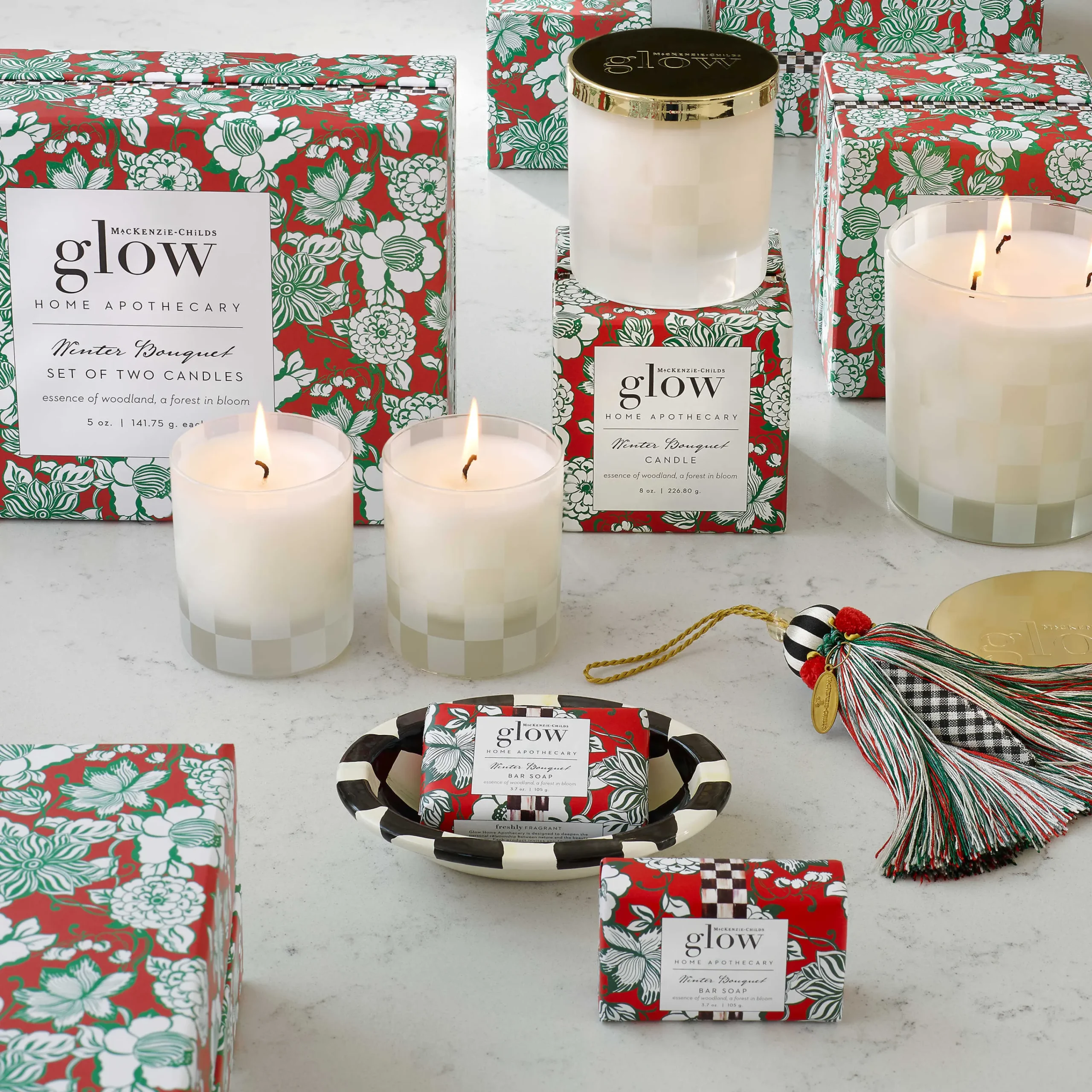 Winter Bouquet Candle - 21 Oz.|MacKenzie-Childs New