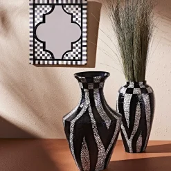 Zebra Floor Vase|MacKenzie-Childs Clearance