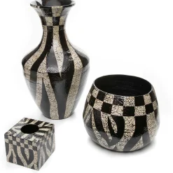 Zebra Floor Vase|MacKenzie-Childs Clearance