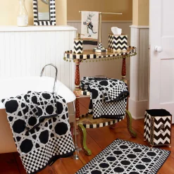 Zig Zag Waste Bin|MacKenzie-Childs Outlet